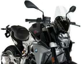 20359w Puig Windshield Ng Sport Bmw F900r 20-21 With Oem Flyscreen Clear