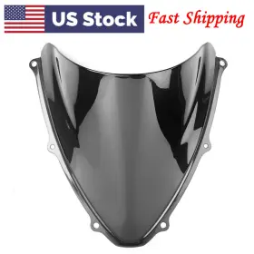 3 Months 420028283337 Motorcycle Black Front Windscreen Windshield For Suzuki 2006-07 Gsxr600 Gsxr750
