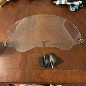 Us-ww-748-cl 485motorsports Batwing Fairing Windshield 10ftft Windscreen For Harley Dyna Softail Touring Glide