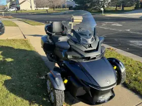 Can01002 7 Jurock 27 Inch Light Tint Flip Windshield For 2010-2024 Can Am Spyder Rt/rts/rtl