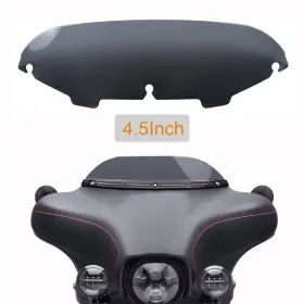 Ws-188-hd9613 9sparts 4.5 Inch Grey Windshield Windscreen For Harley Electra Street Glide Ultra 1996-2013