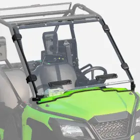 Aupfwhp5201u A & Utv Pro And Front Full Vented Windshield For Honda Pioneer 520 500 15-25