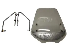 M22-3 Acrylite 1988-1999 Yamaha Virago Xv1100 Xv700 Front Acrylic Windshield With Mounts