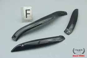 58733-98 Aftermarket 2009 Harley Road Glide Front Fairing Windshield Trim Gloss Black #4081