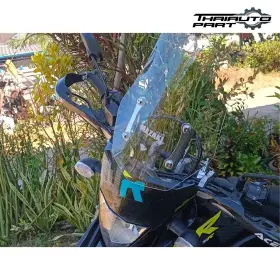 Ws-maz-mtc-22-cl Aftermarket Product For Honda Crf300 Crf250 Front Windscreen Windshield Visor Clear Lens Bar 22mm