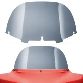 10-rcle-14 Amazicha 10 Inch Windshield Wave Windscreen Wind Splitter 96-13 Compatible For Ha