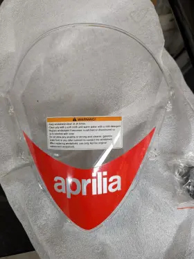 2b001707 Aprilia Tuono V4 1100 Stock Windscreen Windshield 11-16 Clear