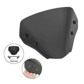Win-h180-blk Areyourshop Abs Motorcycle Windshield Windscreen Fit For Honda Cb750 2023-2024#