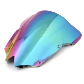 Win-y406-iridium Areyourshop Windshield Windscreen Double Bubble For Yamaha Yzf R6 600 2008-2016 Iridium