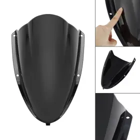 Win-145-blk Artudatech Windshield Windscreen Fit For Aprilia Rs660 2020-2024 Blk