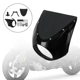 Win-b628-blk Artudatech Headlight Windscreen Cover Windshield Fit For Bmw R18 2020-2022 Blk
