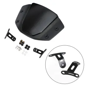 Win-h147-blk Artudatech Windshield Windscreen Protector Fit For Honda Cb650r 18-23 Cb1000r 18-20