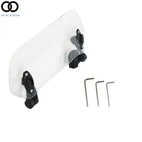 Apo193976 Autoooparts Universal Adjustable Clip-on Windscreen Extender Motorcycle Windshield Extension