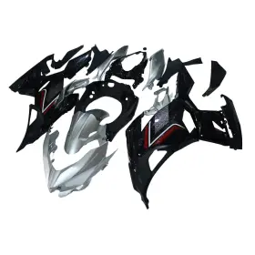 400-28 Autopartsbay #bay Fairing For Ninja 400 2018 19 20 21 22 2023 Ex400 Kawasaki Silver Black Bodywork