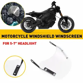 Wfg-mtc-fd-yx-bmw-2012 Auxito Autoparts Motorcycle Clear Windshield Retro Headlight Windscreen For Triumph Bonneville