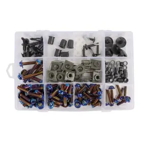 Bo-moqcls-0905 Baione Fairing Bolt Kit 195pcs Stainless Steel M5 M6 Motorcycle Blue