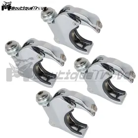 Bou3262912 Boutiquetrove 4 49mm Windshield Windscreen Clamp Fit For Dyna V-rod Vrsca Sportster