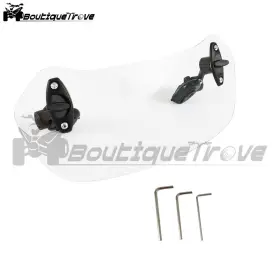 Bou3297592 Boutiquetrove Windshield Extension Universal Adjustable Clip-on Windscreen Extender Motorcycle