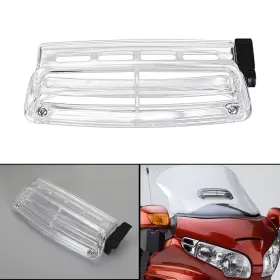 M549-a049-cle Bruce&shark Clear Windscreen Windshield Vent For Honda Goldwing 1800 Gl1800 2001-2016