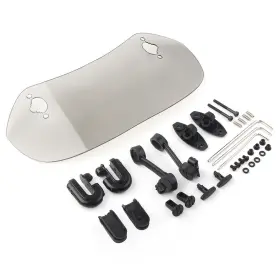 Bstore 550730391461 Adjustable Clip-on Windshield Extension Spoiler Windscreen Deflector Motor Us