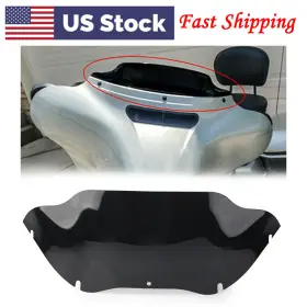 Bstore 550731543388 9.5 Inch Wave Windshield Screen For Harley Touring Electra Street Glide 96-13 New