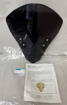 6kmv-805200-8000-10 Cfmoto 2022-23 300ss Tall Tinted Windshield Blk Oem #6kmv-805200-8000-10 #l186
