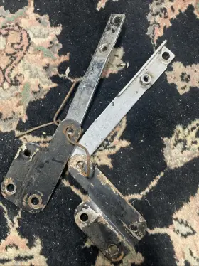 58095-49 Cimarron Cycle Works Harley Panhead Shovelhead Windshield Mounting Brackets 1960-84 Original Oem