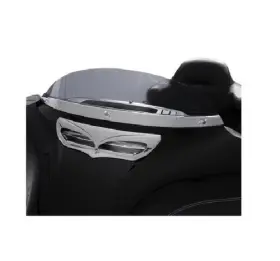 2350-0384 Ciro Windshield Trim Harley Davidson Chrome 10100