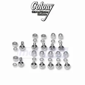 G2nf Colony Mn/g2nf Windshield Accent Trim Mounting Kit For 1989-1995 Harley Davidson Hm
