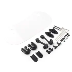 Comebuybest 423124242345 Clip-on Windshield Extension Spoiler Windscreen Deflector Clear Universal Usa