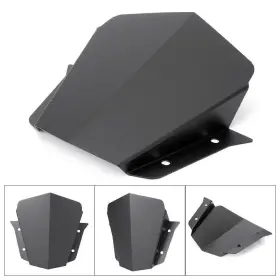 Comebuybestusa 310002515953 Front Windshield Windscreen Fit For Yamaha Mt 09/fz 09 2014-2016 Black Aluminum