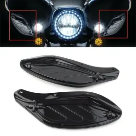 Comebuybestusa 331234154598 Side Wing Windshield Air Deflector Fit Harley Touring Flhr Flht Cvo 1996-13 2pcs