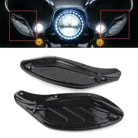 Comebuybestusa 550719366206 Side Wing Windshield Air Deflector Fit Harley Touring Flhr Flht Cvo 1996-13 2pcs