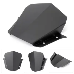 Comebuybestusa 550721357551 Front Windshield Windscreen Fit For Yamaha Mt 09/fz 09 2014-2016 Black Aluminum