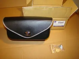 48-0813 Corbin-gentry Harley Davidson Windshield Pouch Bag Black/silver Edge 1960-84