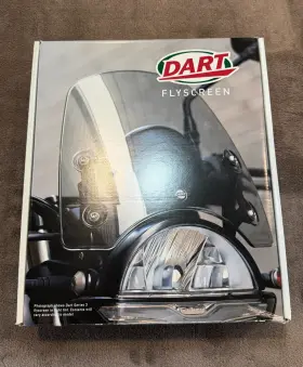 Spd55m Dart Genuine Classic S3 Flyscreen- Triumph Speed 400 - Dark Tint