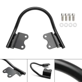 Ss-218-blk Darupsun Passenger Armrest Hand Holder Fit For Street Twin 900 Scrambler 17-24