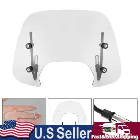 Win-103-cle Darupsun Abs Motorcycle Windshield Windscreen Fits Vespa Sprint 150 2016-23