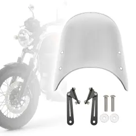 Win-144-cle Darupsun Windshield Windscreen Fit For Moto Guzzi V7 Classic 2016-2023 V9 Bobber 2018 23