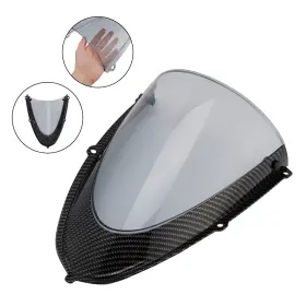 Win-189-cgry Darupsun Headlight Fairing Windshield Fit For Aprilia Rs 660 20-24 Simulated Carbon Gray