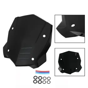 Win-b622-blk Darupsun Windshield Windscreen Fit For Bmw R1200gs Lc /adv R1250gs /adventure Blk