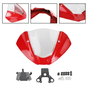 Win-d514-red Darupsun Windshield Windscreen Fit For Ducati Monster 937 / 950 2021-2022 Red