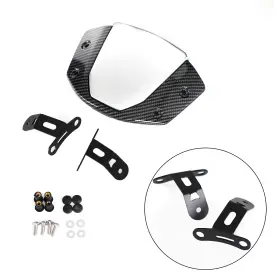 Win-h147-scbn Darupsun Windshield Windscreen Protector Fit For Honda Cb650r 18-23 Cb1000r 18-20