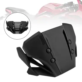 Win-h164-blk Darupsun Abs Motorcycle Windshield Windscreen Fit For Honda Cb650r 2019-22 Blk