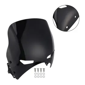 Win-h188-blk Darupsun Windshield Windscreen Fit For Honda Cb400 Super Four 19-22 Black