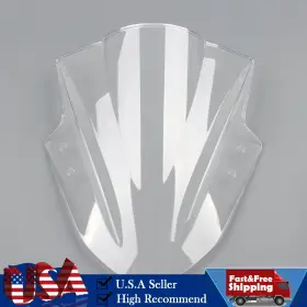 Win-k219-clear Darupsun Windscreen Windshield Double Bubble Fit Kawasaki Ninja 300 Ex300 2013-2017 2016