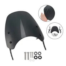 Win-k274-blk Darupsun Windshield Windscreen For Kawasaki Eliminator 500 2024-2025