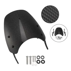 Win-k274-cbn Darupsun Windshield Windscreen For Kawasaki Eliminator 500 2024-2025