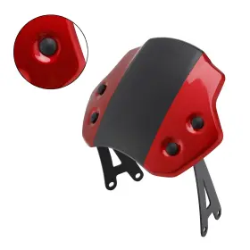 Win-t720-red Darupsun Motorcycle Windshield Windscreen Fit For Scrambler 400 X 2024-2025 Red