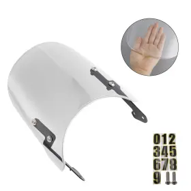 Win-y489-cle Darupsun Windshield Windscreen Fit For Yamaha Xsr 155 2020-2023 125 2024-2025 Clear